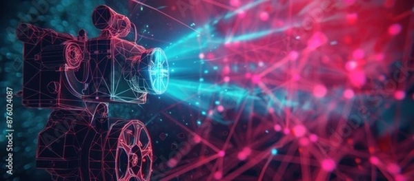 Obraz Retro Camera in a Digital World