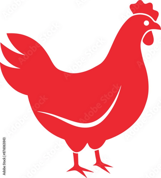 Obraz hen and rooster