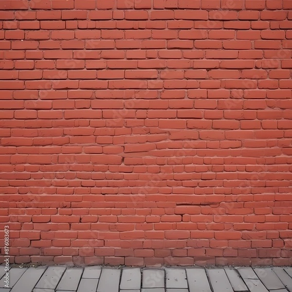Obraz Red brick wall