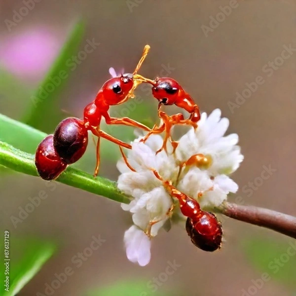Fototapeta ladybird on a leaf