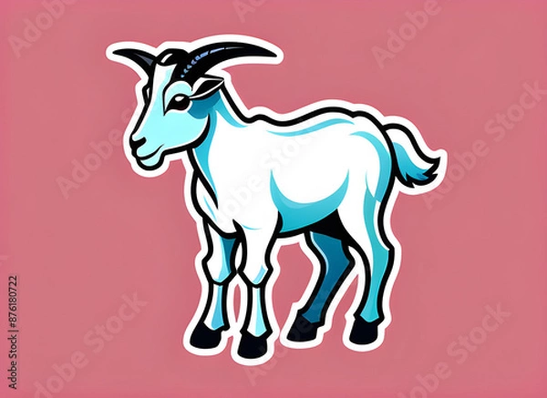 Fototapeta goat  generative ai