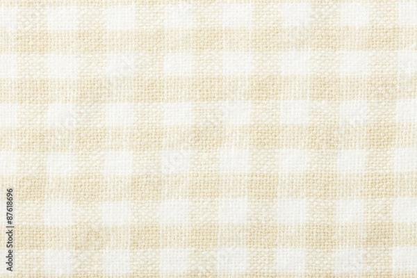 Fototapeta 布地のクローズアップ　チェック柄