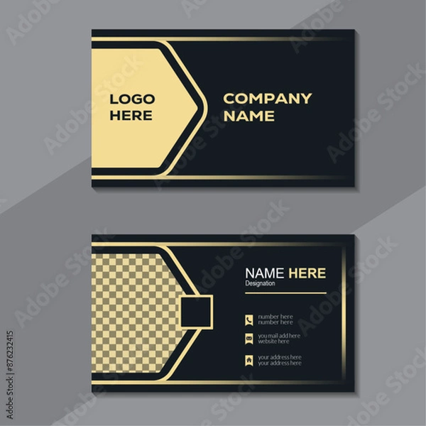 Obraz business card vector design template