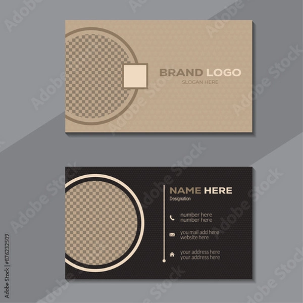 Obraz business card vector design template