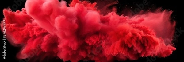 Obraz Red Smoke Explosion