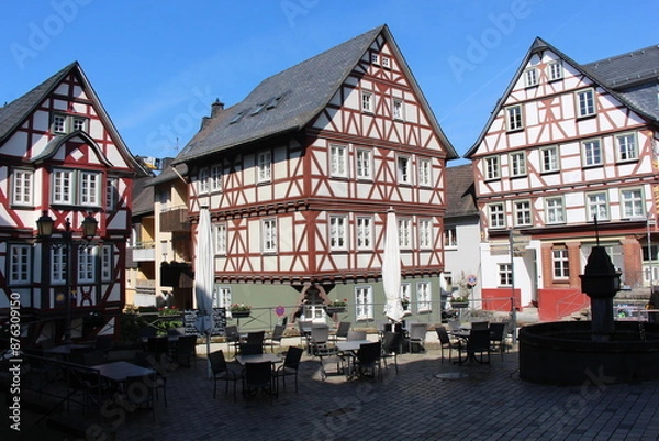 Fototapeta Der Kornmarkt in Wetzlar