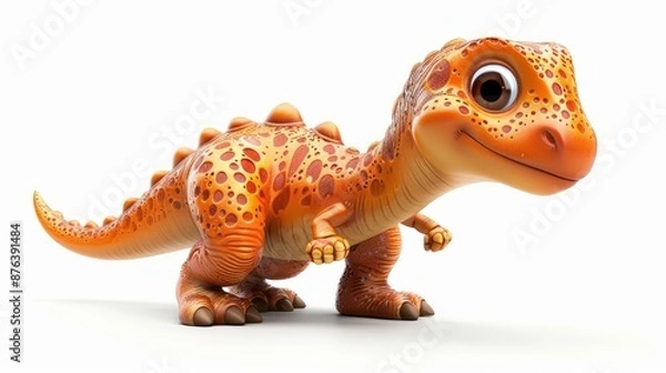 Obraz Cute 3D dinosaur