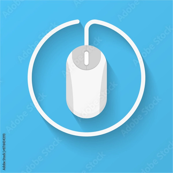Obraz Mouse click cursor set logo. Hand Cursor. Click icon. Mouse pointer set. Arrow cursor. Vector illustration