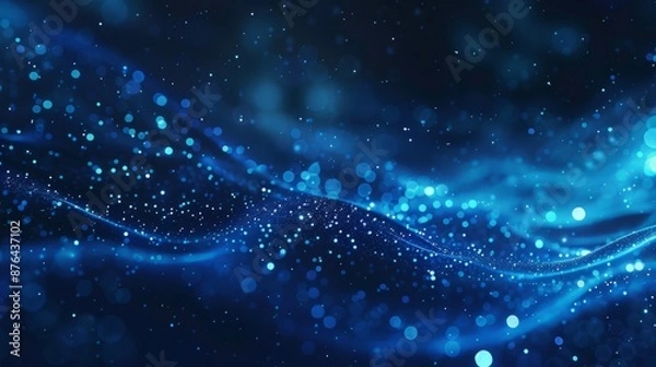Fototapeta Cosmic Night Sky Background for Space Themed Designs Generative AI