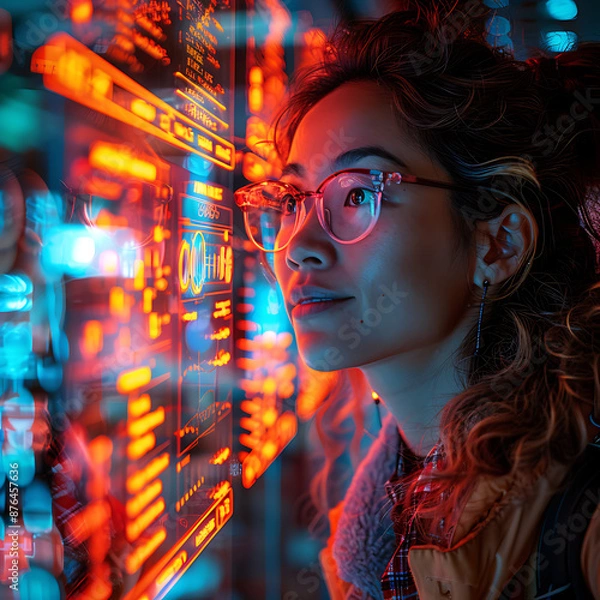 Fototapeta Revolutionizing Global Connections with AI