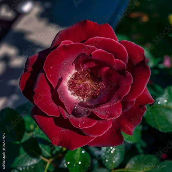 Obraz red rose in the garden