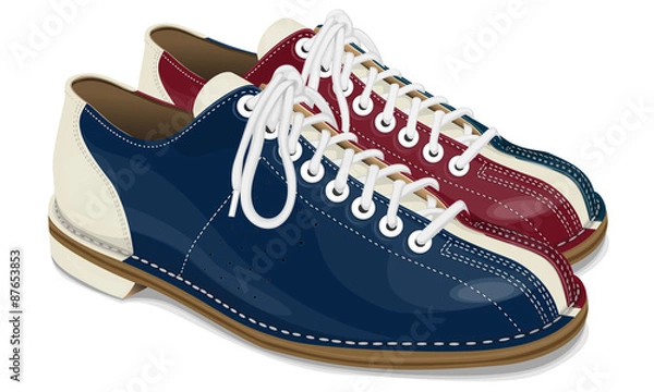 Obraz туфли для боулинга