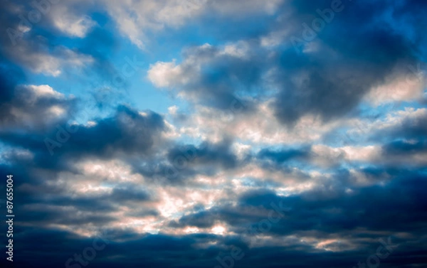 Fototapeta sky with clouds