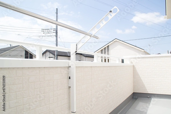 Obraz ベランダ　物干金物 物干し竿