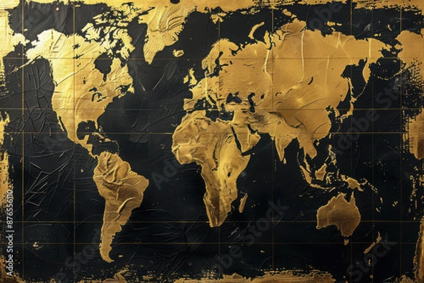 Obraz map of the world