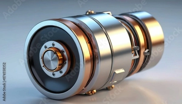 Fototapeta Metallic Industrial Gear Component