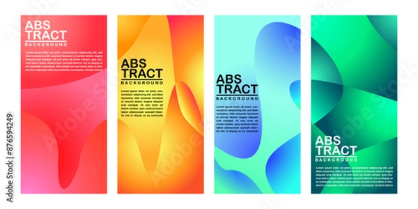 Fototapeta Abstract Background Fluid And Liquid with Gradient