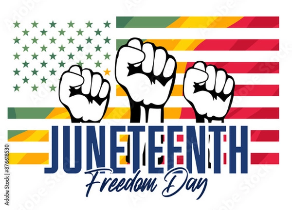 Fototapeta Juneteenth Freedom Day for everyone