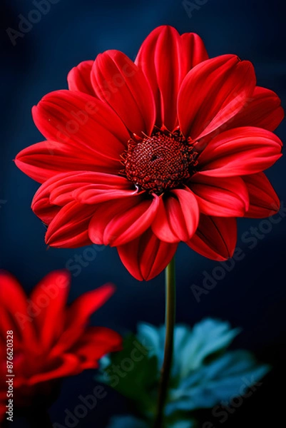 Obraz red gerbera flower