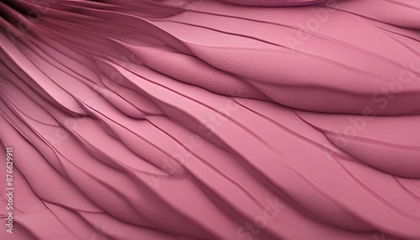 Obraz  A pink flower blooms amidst a sea of similar blossoms in a sun-drenched field Sunbeams filter through the trees behind