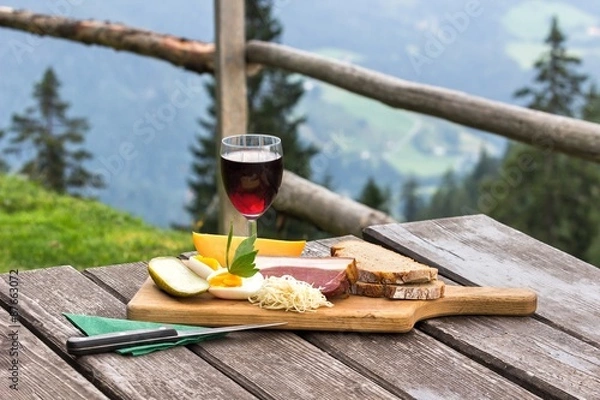 Fototapeta Przekąska w chacie