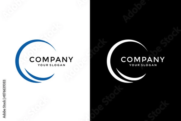 Fototapeta unique circle business icon