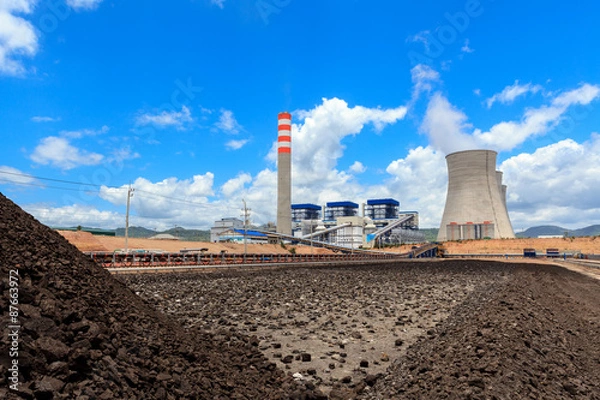 Obraz Stockpile of Coal