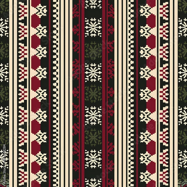 Obraz set of seamless patterns