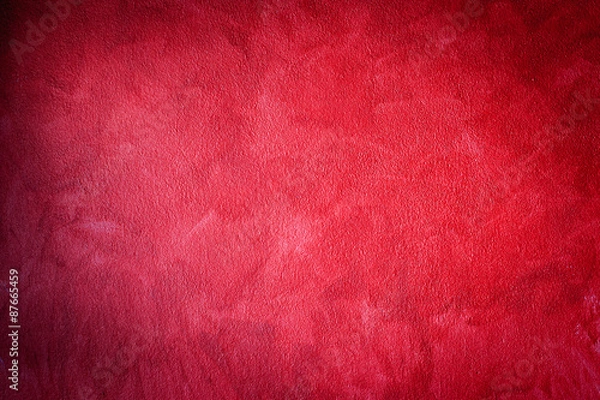 Fototapeta Red grainy wall background