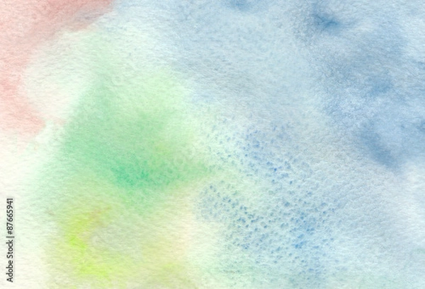 Obraz multicolor watercolor textures background