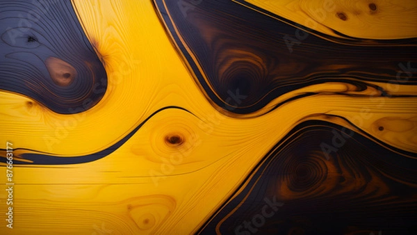 Obraz AI generated artistic wooden background