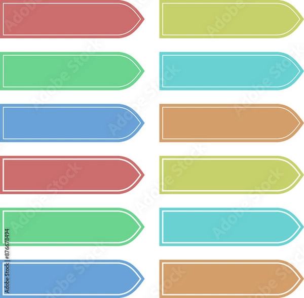 Fototapeta Stationery organizer set. Printable planner stickers. To Do List sticky. Scrapbook blank paper notes and memo schedule.