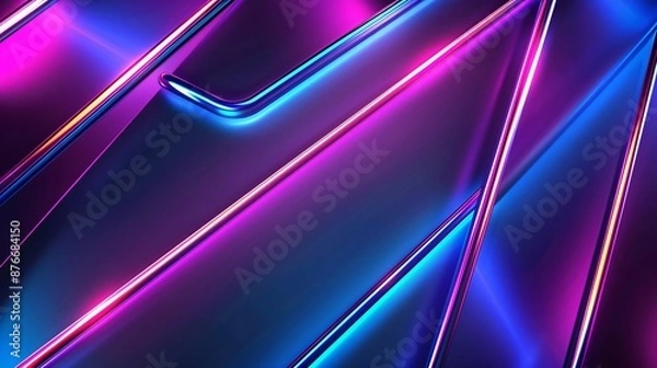 Obraz Abstract Neon Lights Background