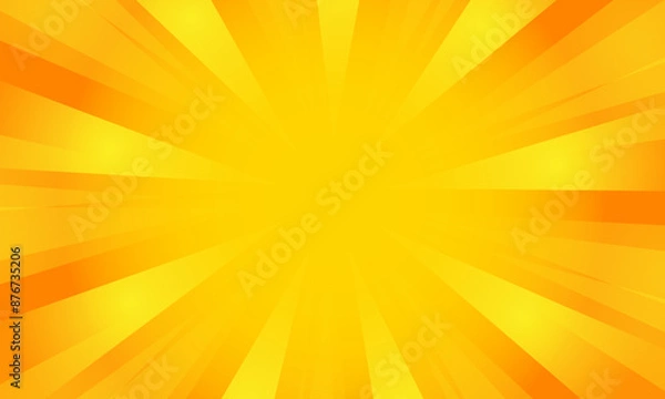 Obraz Orange gradient ray burst dot style background vector design