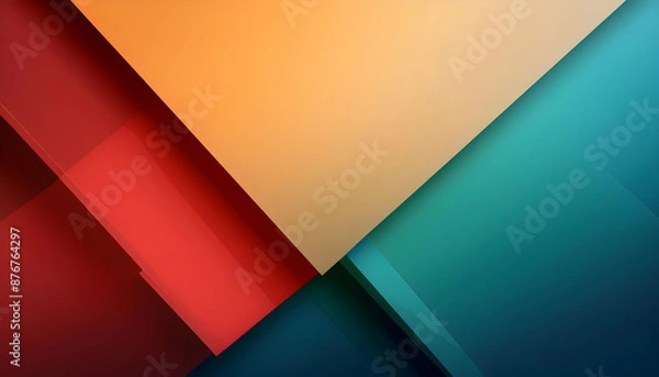 Obraz blurry abstract soft colored geometric background