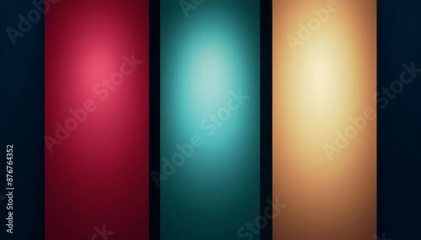 Obraz blurry abstract color field, volumetric lighting, matte background, 