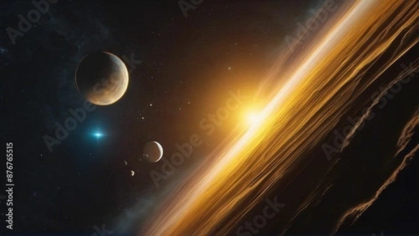 Fototapeta planet in space