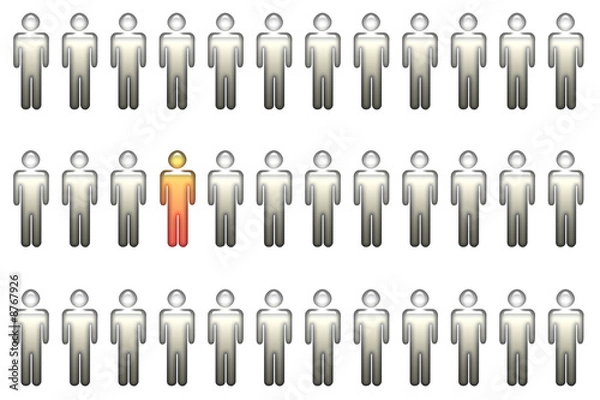 Obraz Standing Out In a Crowd