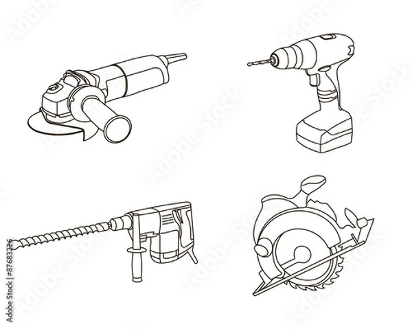 Fototapeta Инструменты для строительства