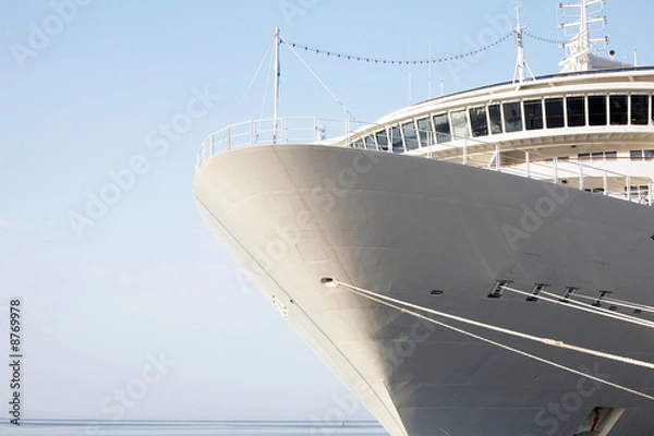 Obraz Front view of cruise liner