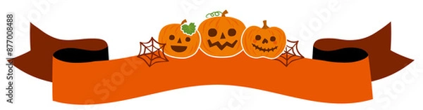 Fototapeta ハロウィンのタイトル飾り