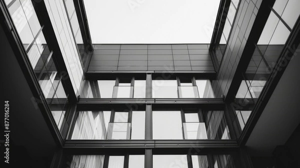 Fototapeta Tall Building Silhouette