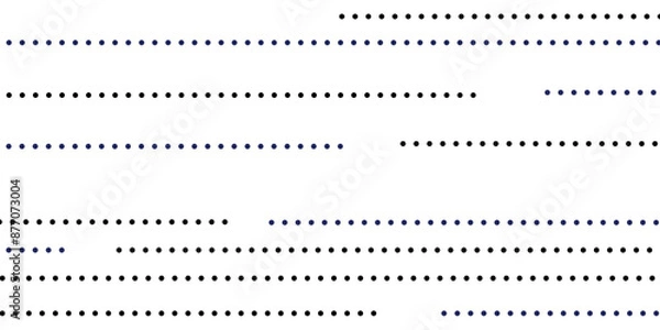 Obraz Seamless black dot pattern background. Polka dot pattern template Monochrome dots texture.