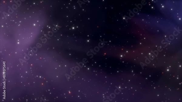 Fototapeta 夜空に輝き煌めく星