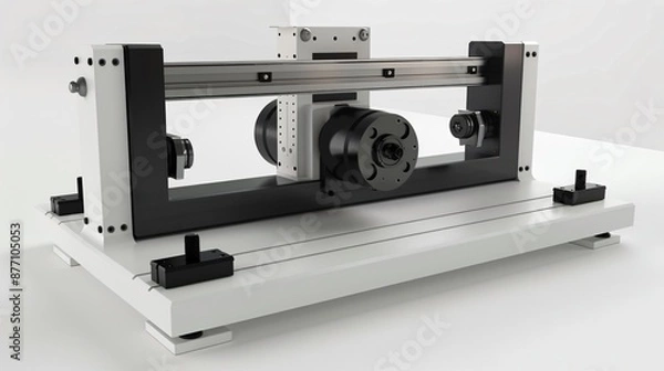 Fototapeta Simple, elegant designs for industrial machinery, focusing on functionality and clean lines