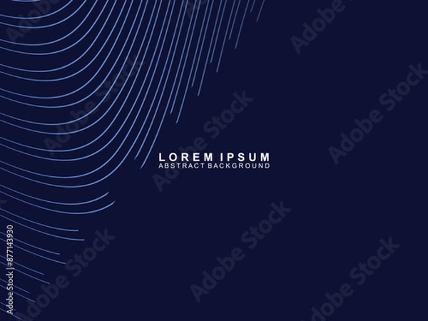 Fototapeta Futuristic blue background digital technology, cyber nano information, abstract communication, future technology data innovation, internet network speed connection.