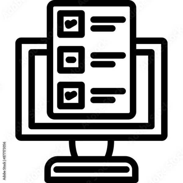 Obraz Quality Monitoring Icon