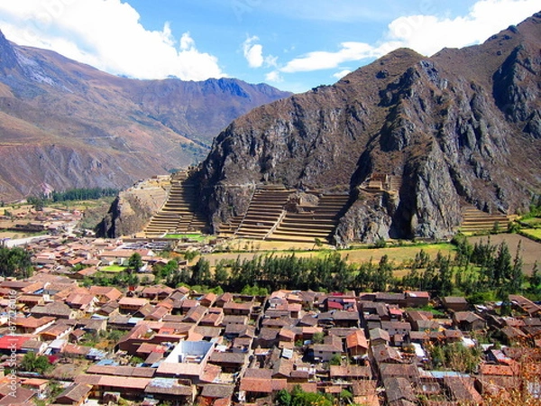 Fototapeta Ollantaytambo et la vallée sacrée