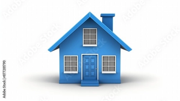 Obraz 3d render of house