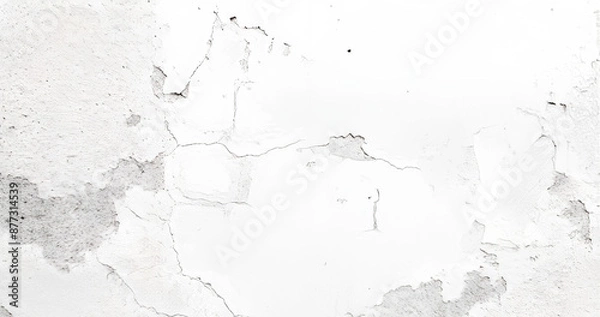 Fototapeta Texture de béton endommagé générée par IA